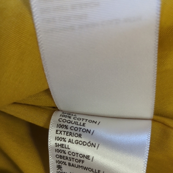 Urban Outfitters Ruffle Open Back Tie Mini Dress Mustard Yellow L cottagecore - Picture 7 of 7